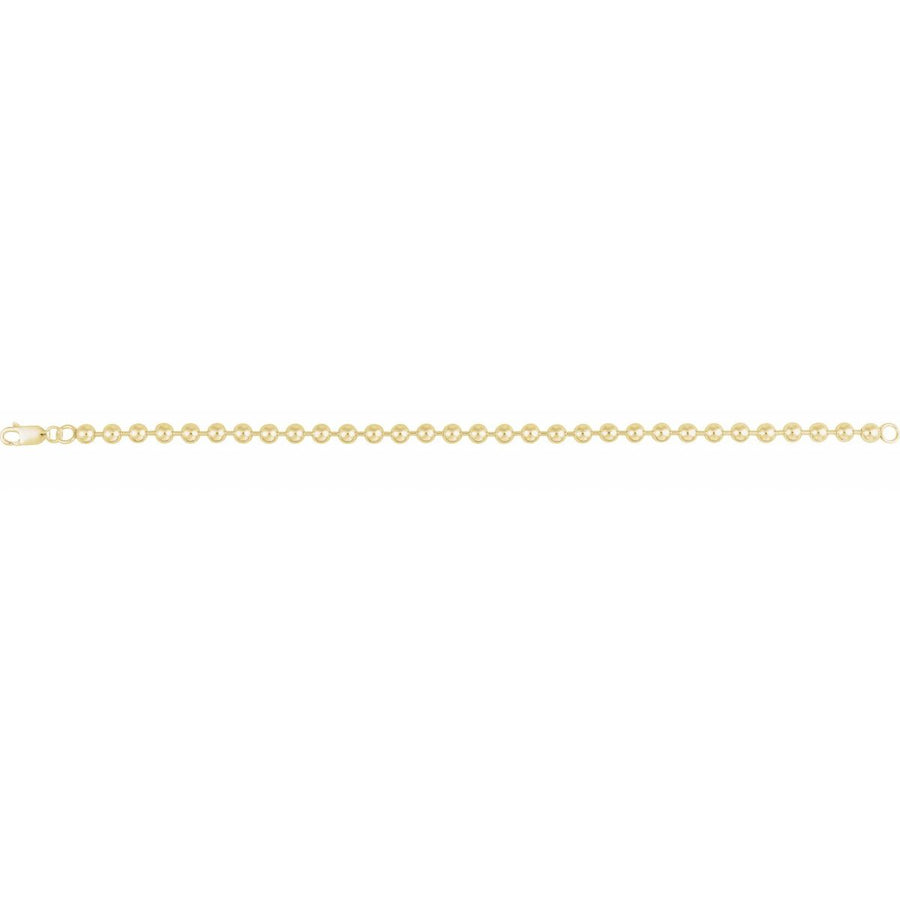 4.1 mm Bead Chain Bracelet (4.1 Mm / 7 In) - gallery - Series CH1306