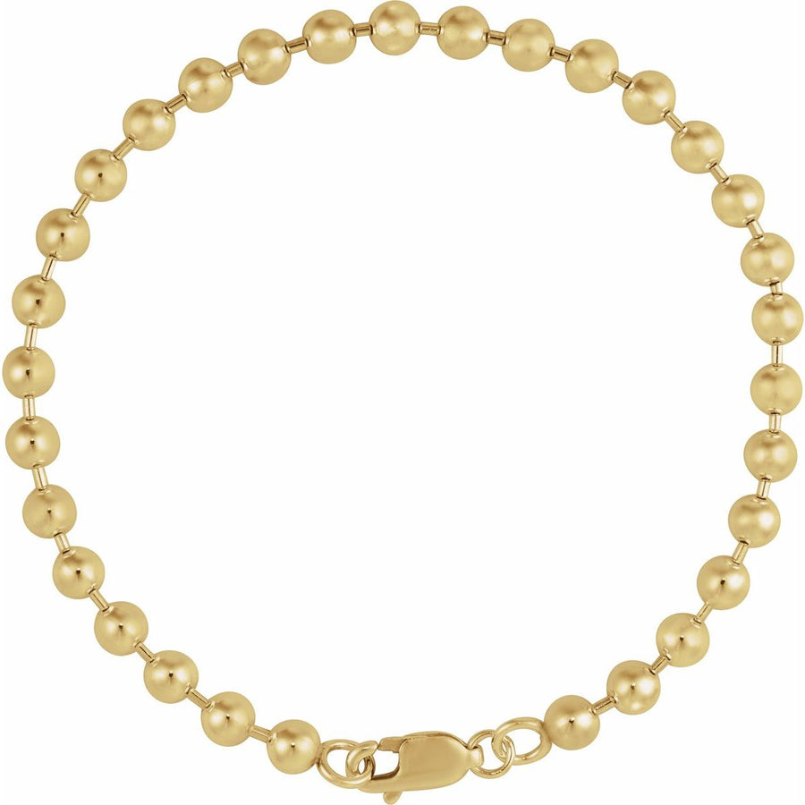 4.1 mm Bead Chain Bracelet (4.1 Mm / 7 In) - gallery - Series CH1306