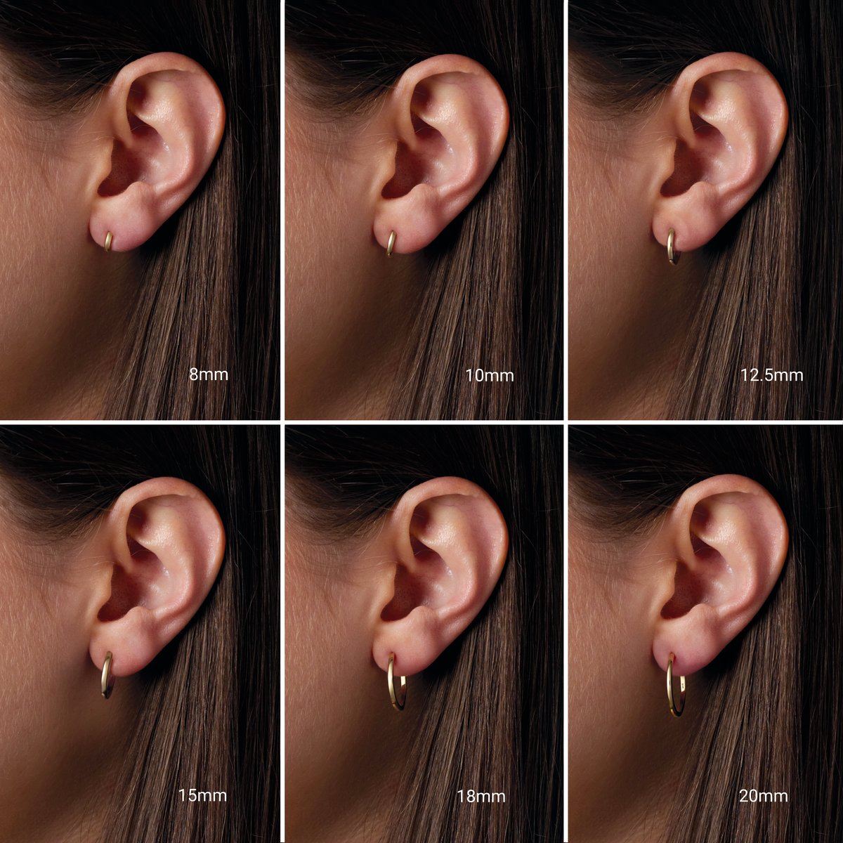Hoop Earrings (10 Mm)