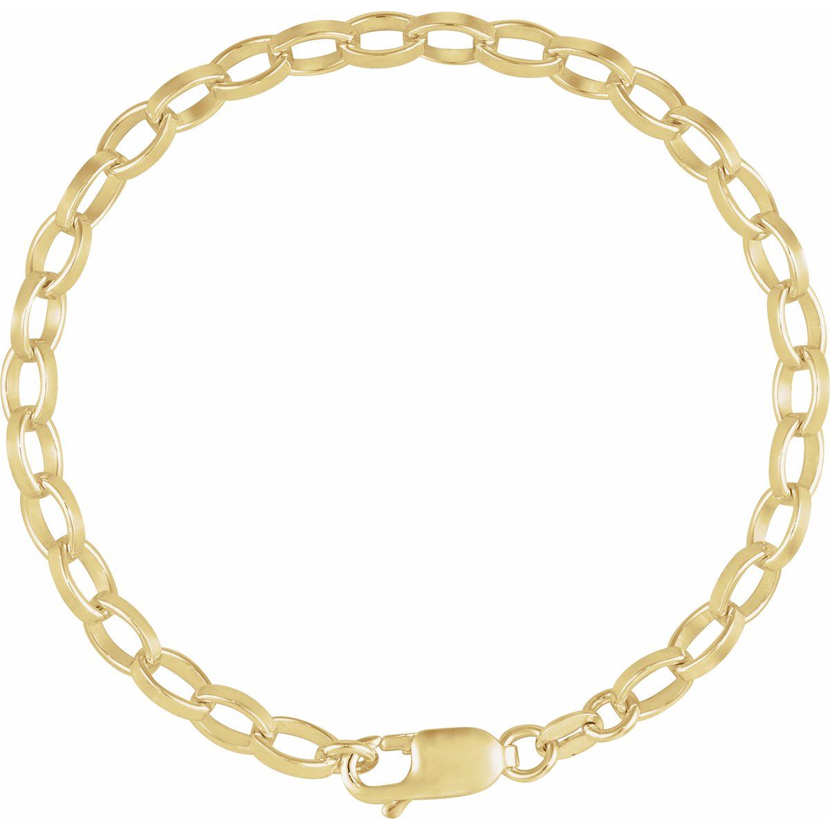 5 mm Rolo Chain Bracelet (5 Mm / 7 In) - gallery - Series CH1297