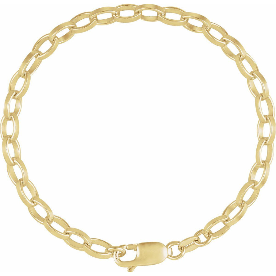 5 mm Rolo Chain Bracelet (5 Mm / 7 In) - gallery - Series CH1297