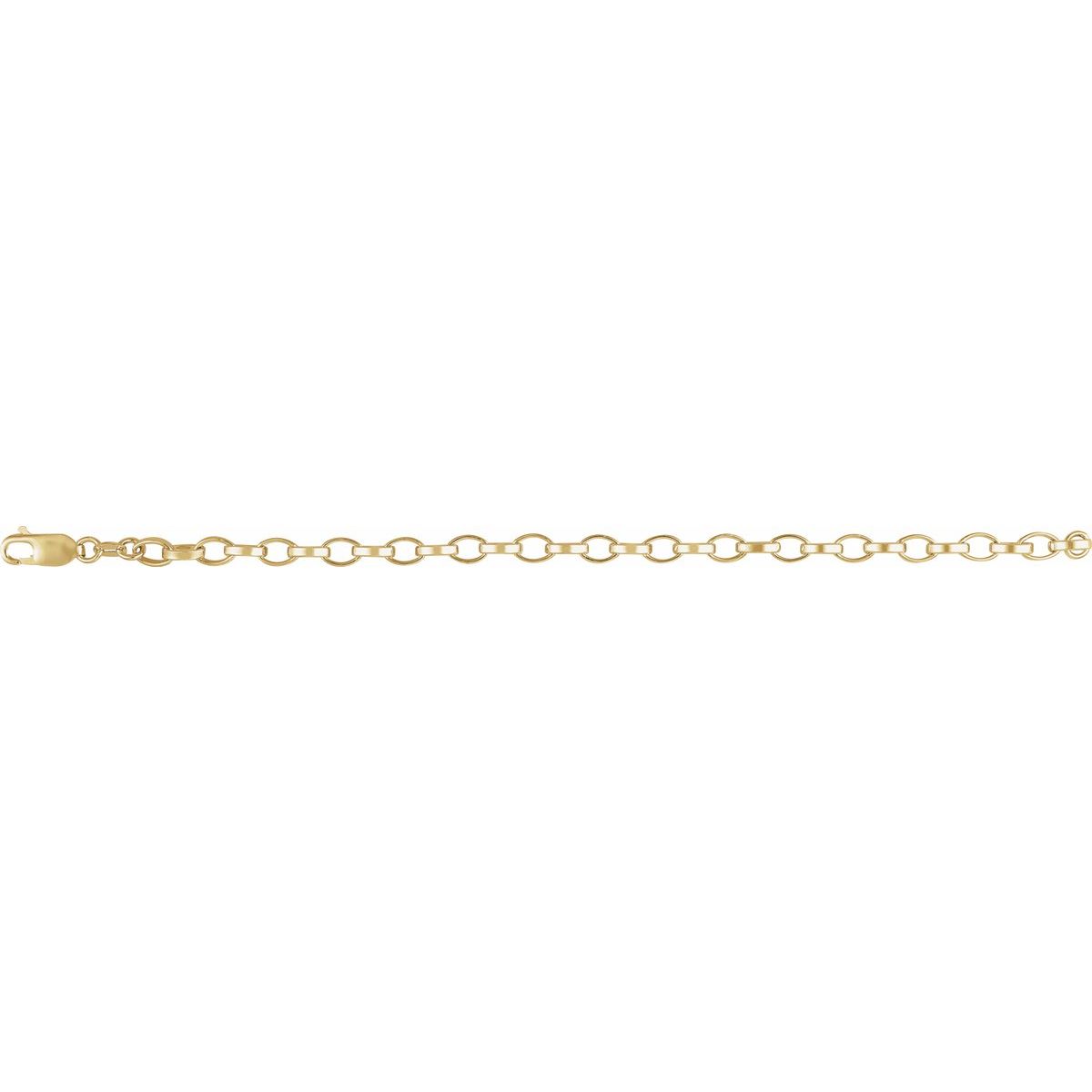 5 mm Rolo Chain Bracelet (5 Mm / 7 In) - gallery - Series CH1297