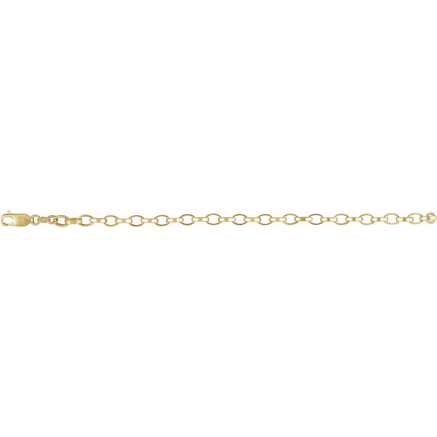 5 mm Rolo Chain Bracelet (5 Mm / 7 In) - gallery - Series CH1297
