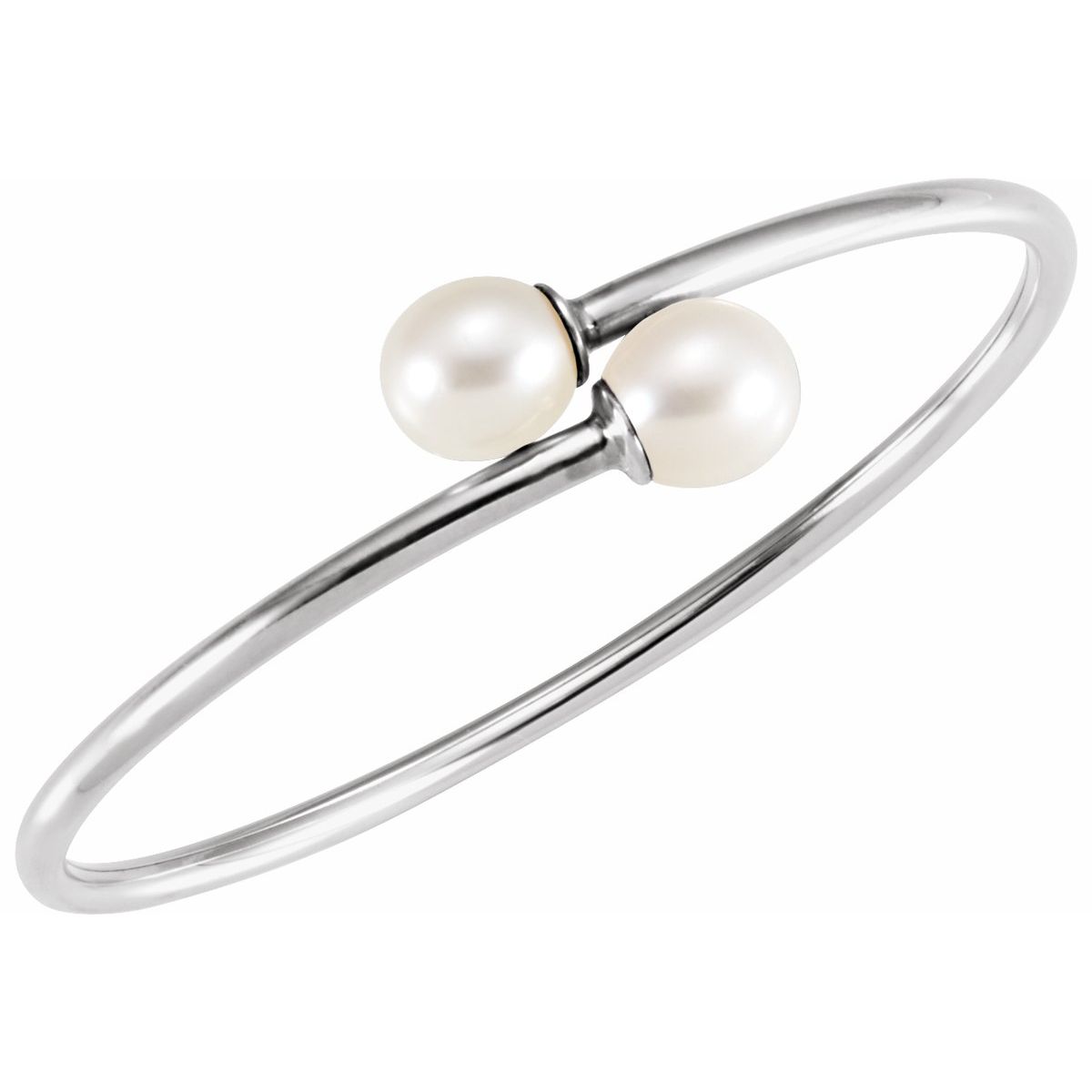Flexible Pearl Bangle Bracelet - gallery - Series 651644