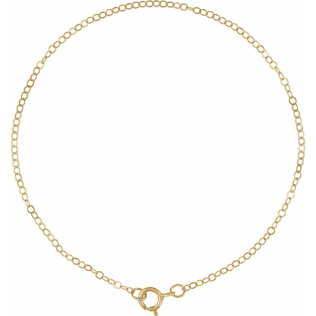 1.5 mm Flat Cable Chain Bracelet (1.5 Mm / 7 In) - gallery - Series CH1317