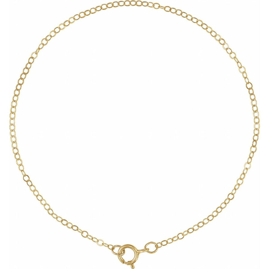 1.5 mm Flat Cable Chain Bracelet (1.5 Mm / 7 In) - gallery - Series CH1317