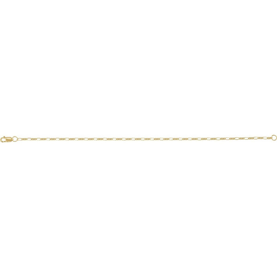 1.5 mm Figaro Chain Bracelet (1.5 Mm / 7 In) - gallery - Series CH1318