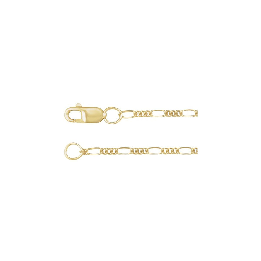 1.5 mm Figaro Chain Bracelet (1.5 Mm / 7 In) - Series CH1318