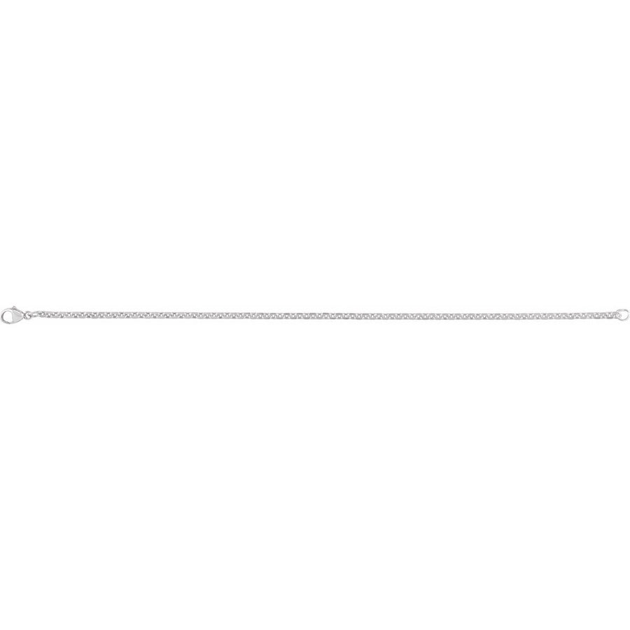 2.44 mm Diamond-Cut Cable Chain Bracelet (2.44 Mm / 7 In) - gallery - Series CH1310