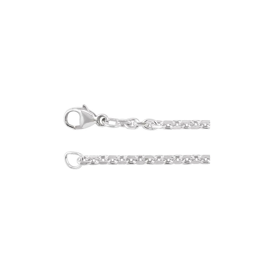 2.44 mm Diamond-Cut Cable Chain Bracelet (2.44 Mm / 7 In) - gallery - Series CH1310