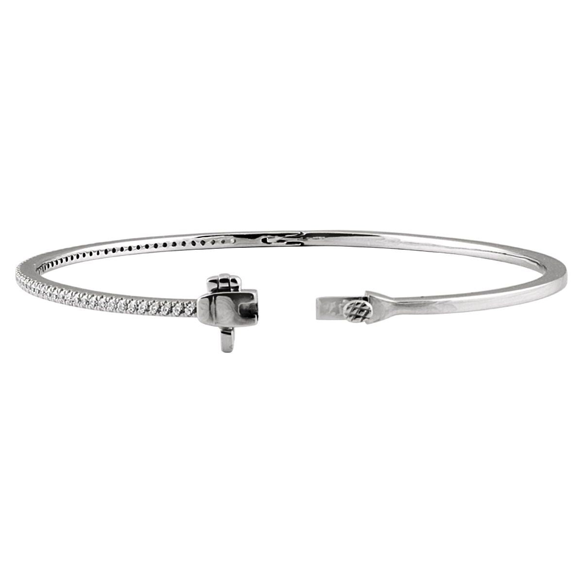 Pavé-Style Bangle Bracelet - gallery - Series 651607