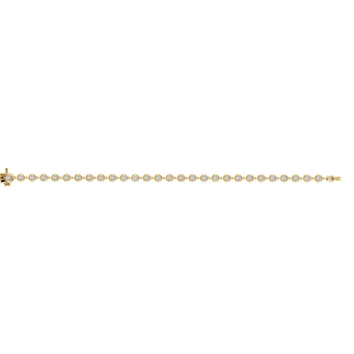 Bezel-Set Line Bracelet - gallery - Series 651608