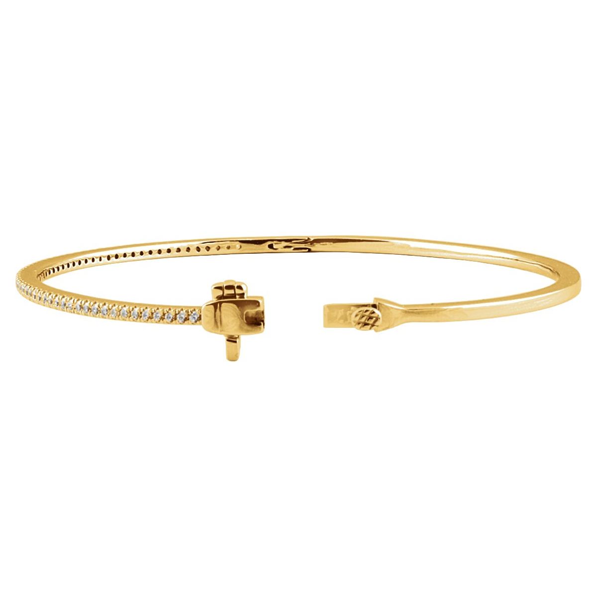 Pavé-Style Bangle Bracelet - gallery - Series 651607