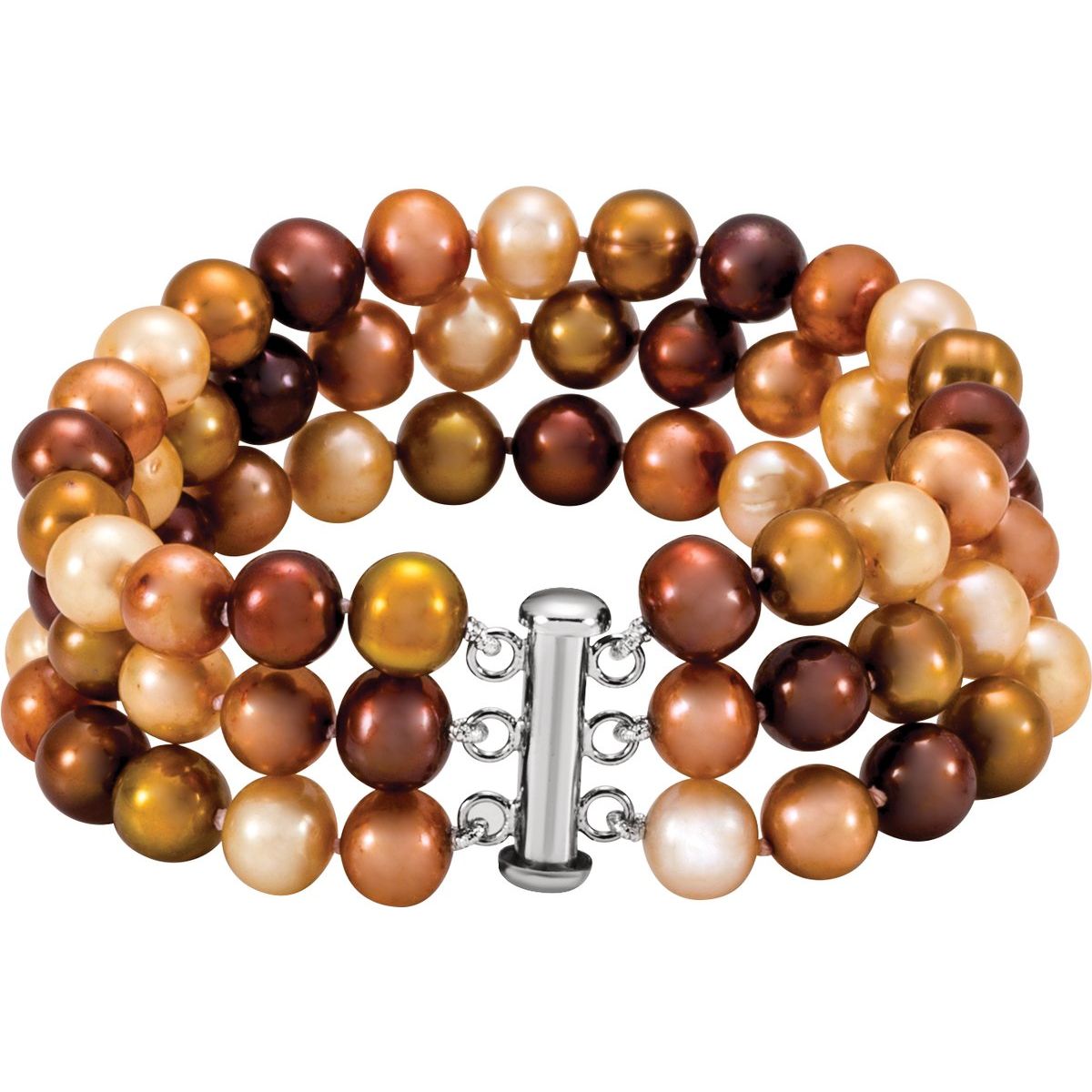 Pearl 3-Strand Bracelet - gallery - Series 66616