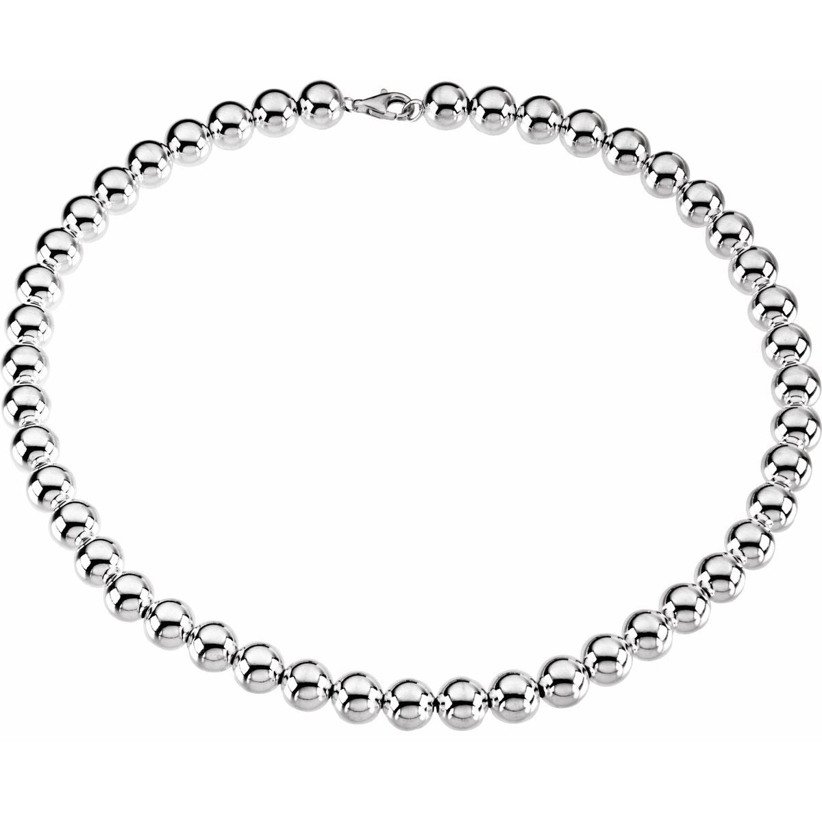 10 mm Hollow Bead Chain Bracelet (10 Mm / 8 In) - gallery - Series CH877
