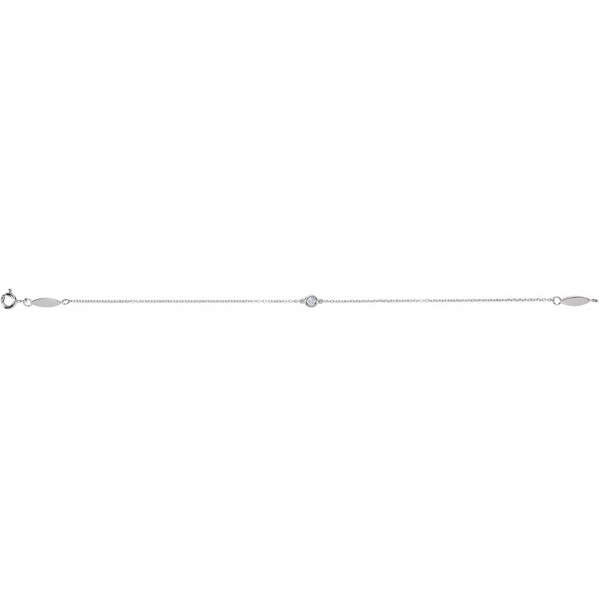 Bezel-Set Link Bracelet - gallery - Series 651576