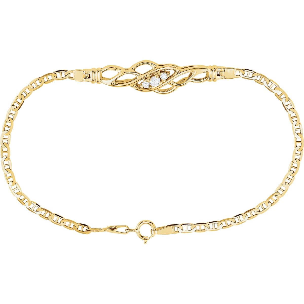 Accented Anchor Bracelet - Series 60944