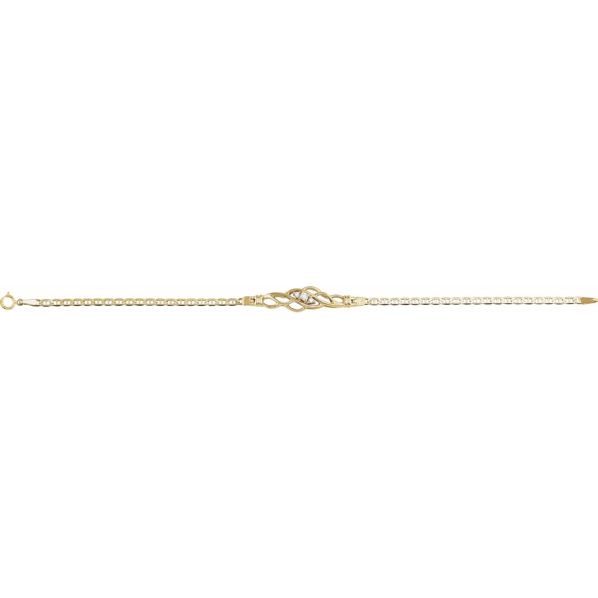 Accented Anchor Bracelet - gallery - Series 60944