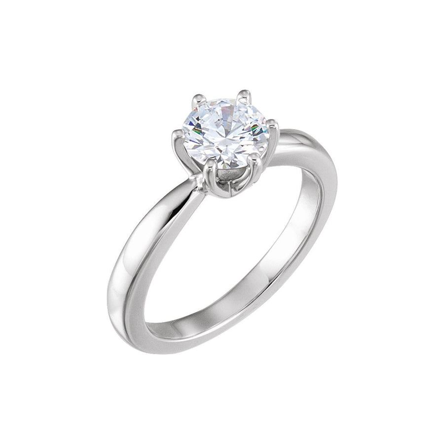 Round Solstice Solitaire Engagement Ring Mounting - gallery - Series 16020605
