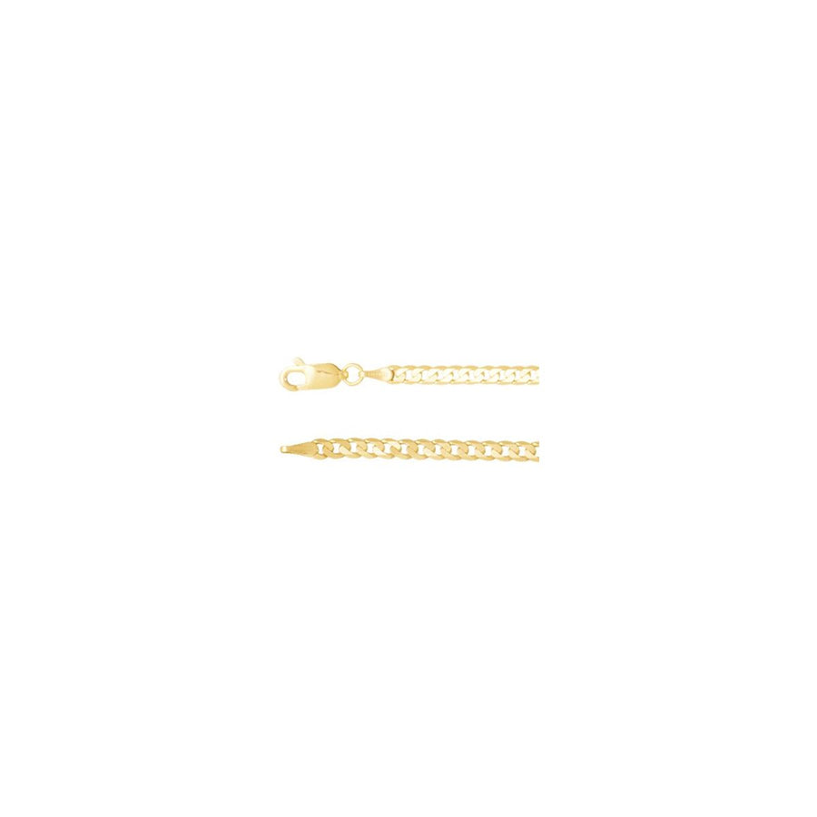 3 mm Curb Chain Bracelet (3 Mm / 7 In) - Series CH26