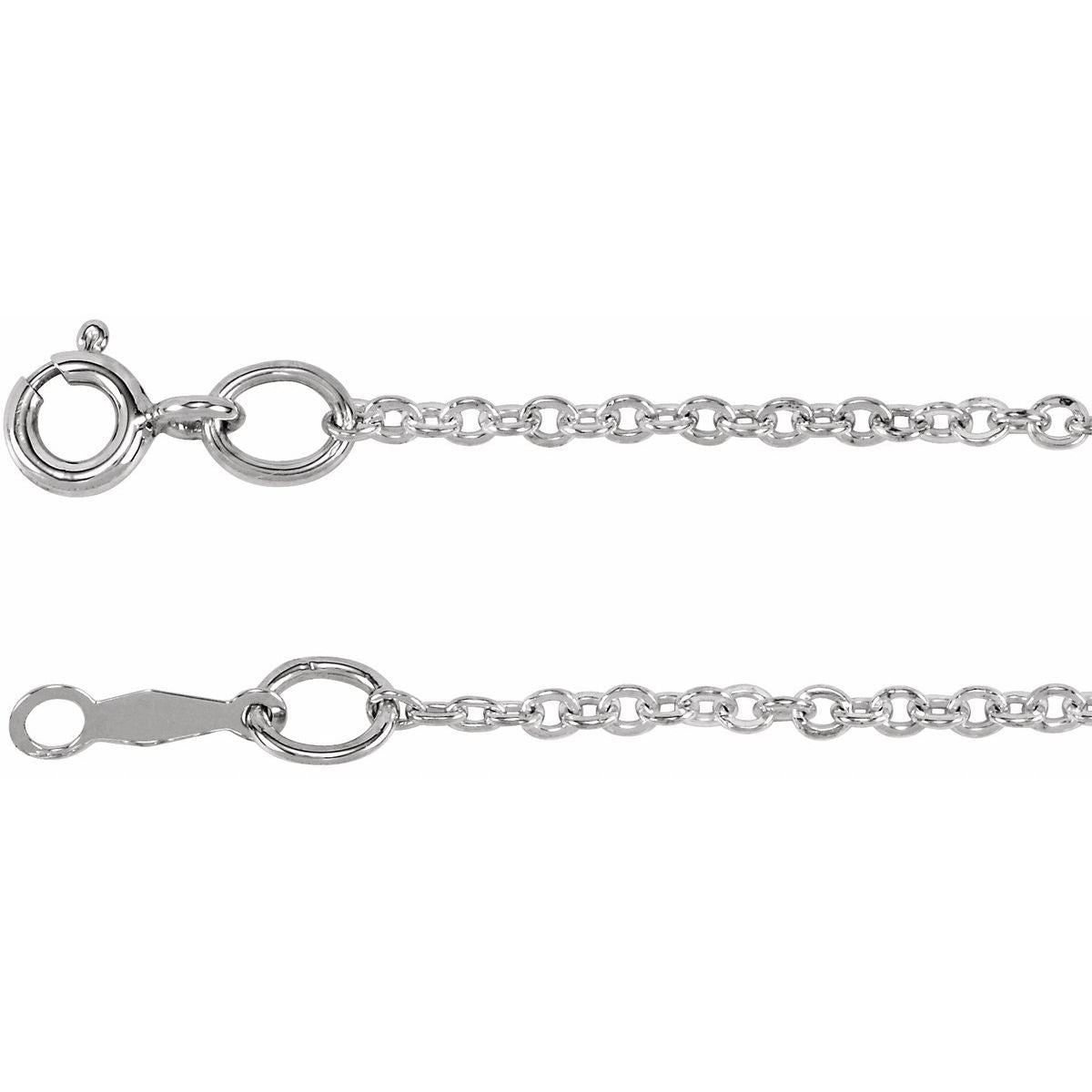 1 mm Cable Chain Bracelet (1.75 Mm / 7 In) - Sterling Silver - Series CH431