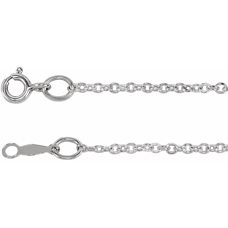 1 mm Cable Chain Bracelet (1.75 Mm / 7 In) - Sterling Silver - Series CH431
