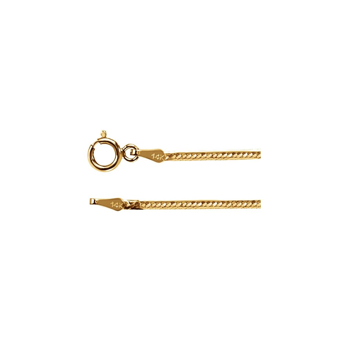 1.5 mm Flexible Herringbone Chain Bracelet (1.5 Mm / 7 In) - Series CH43