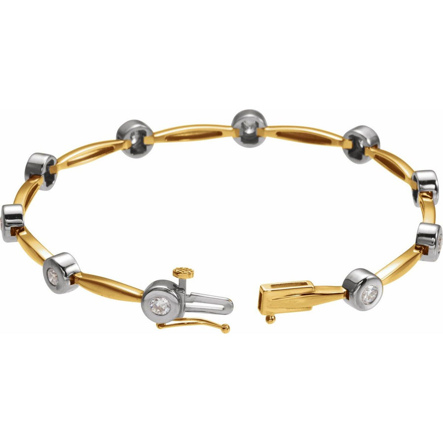 Accented Line Bracelet - gallery - Series BRC659