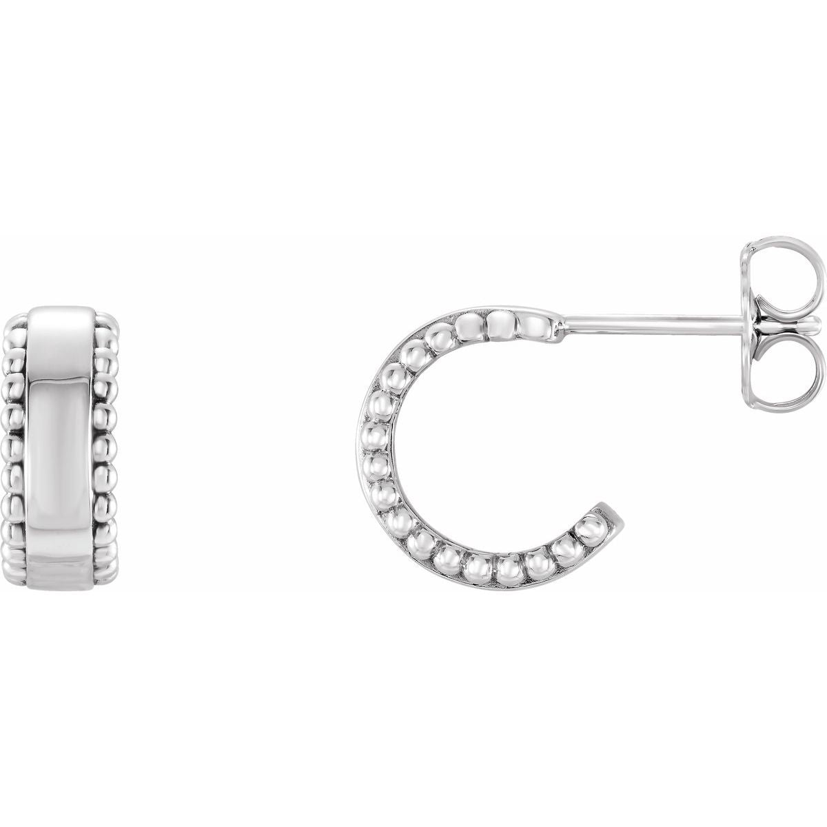 Beaded Hoop Earrings