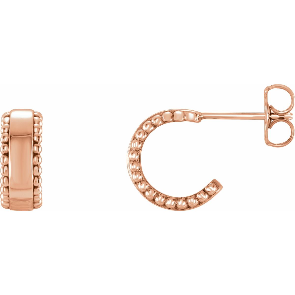 Beaded Hoop Earrings