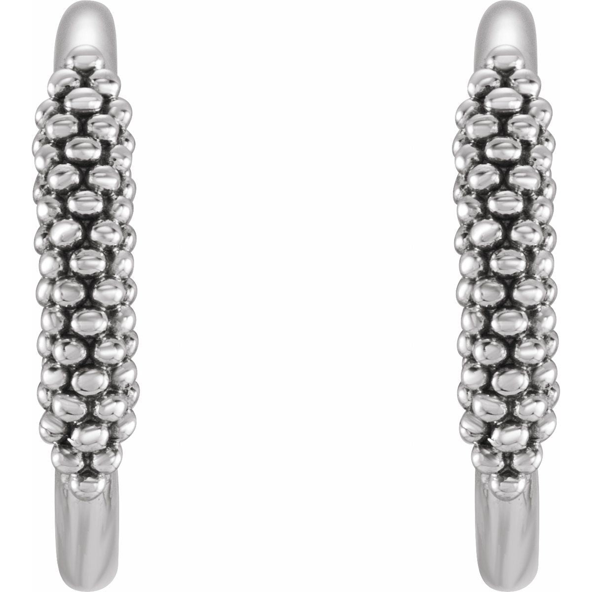 Beaded Hoop Earrings