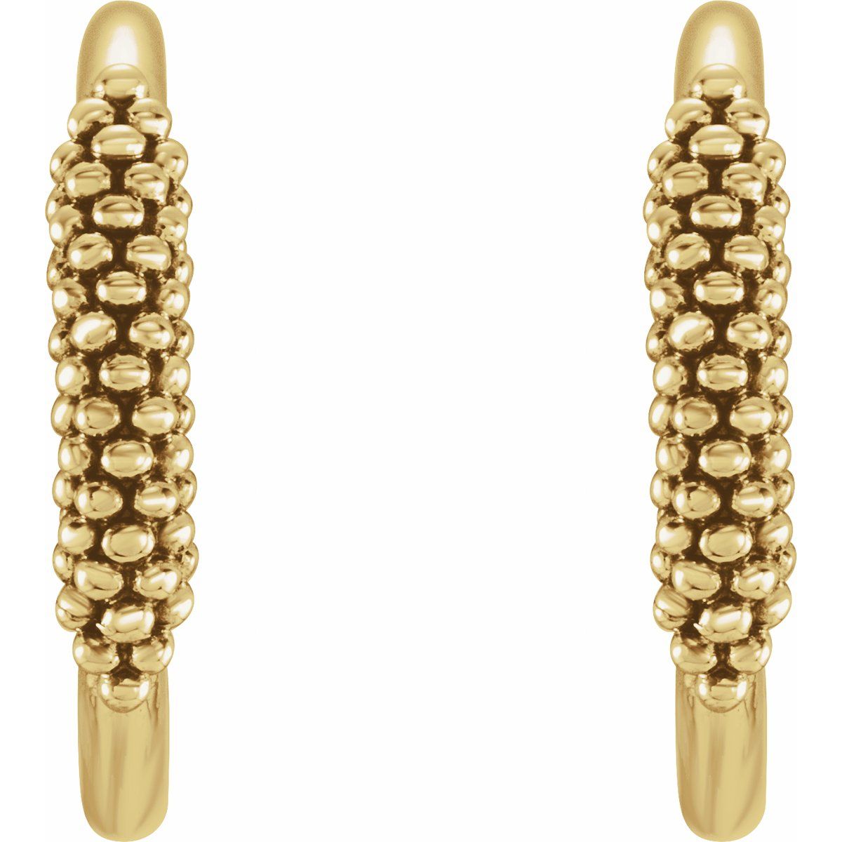 Beaded Hoop Earrings