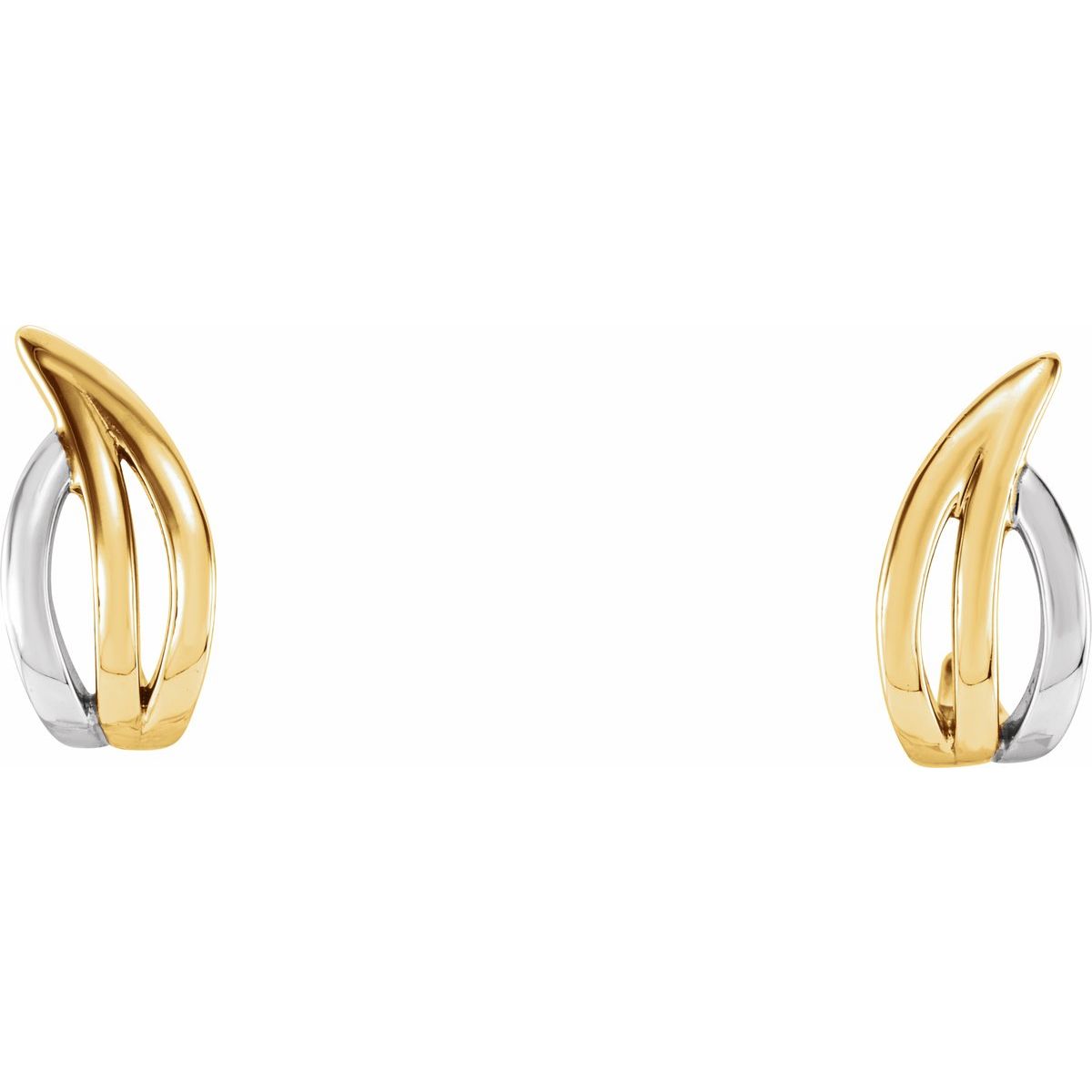 Freeform J-Hoop Earrings