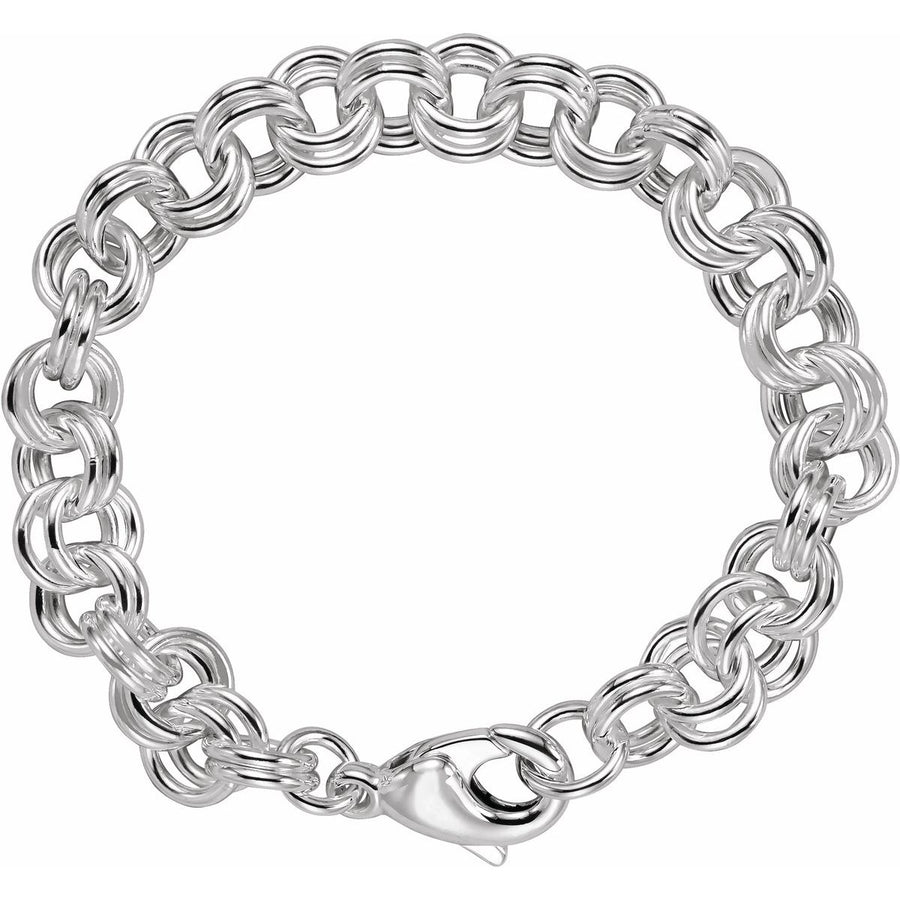9 mm Double Link Cable Chain Bracelet (9 Mm / 7 1/2 In) - gallery - Series CH840