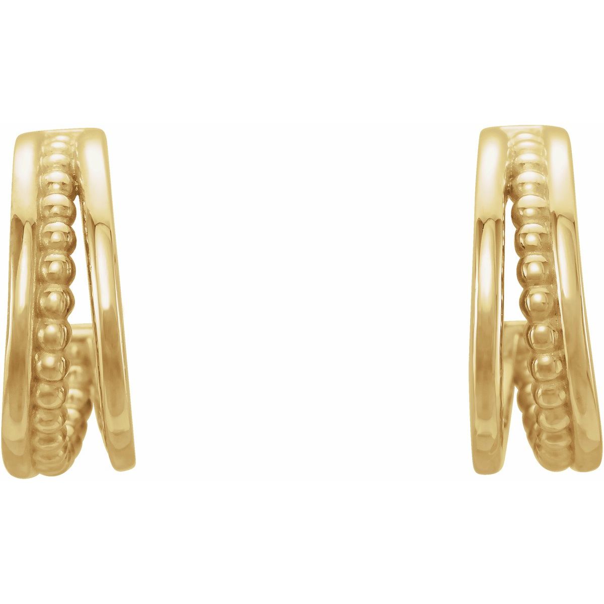 Beaded Hoop Earrings