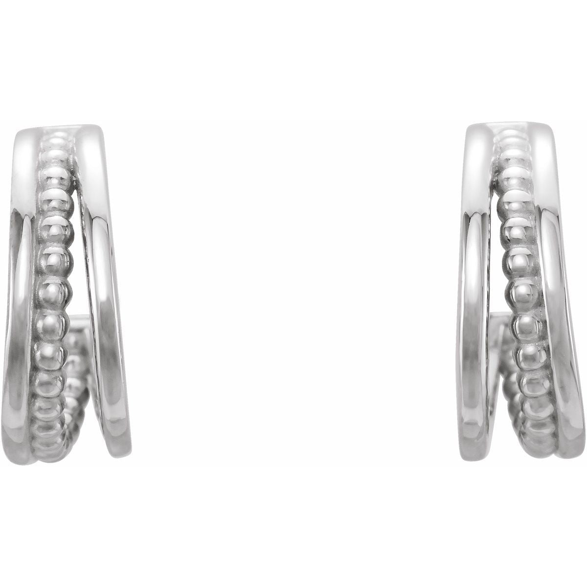 Beaded Hoop Earrings