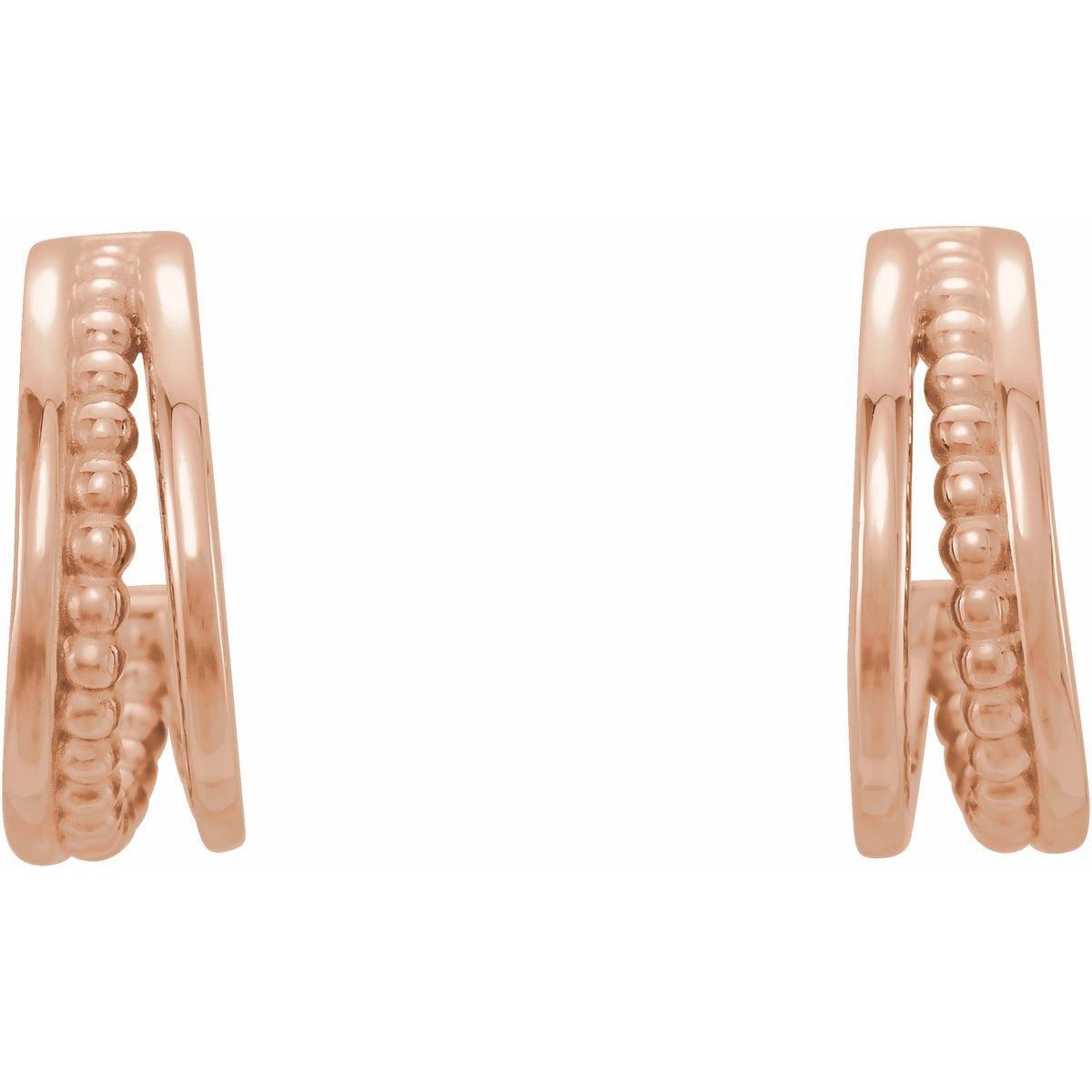 Beaded Hoop Earrings