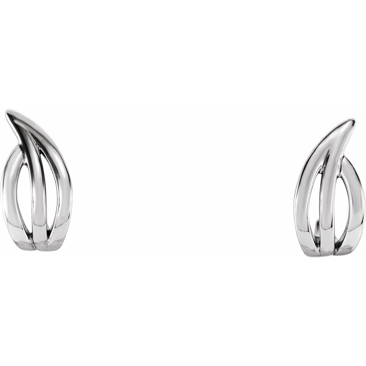 Freeform J-Hoop Earrings