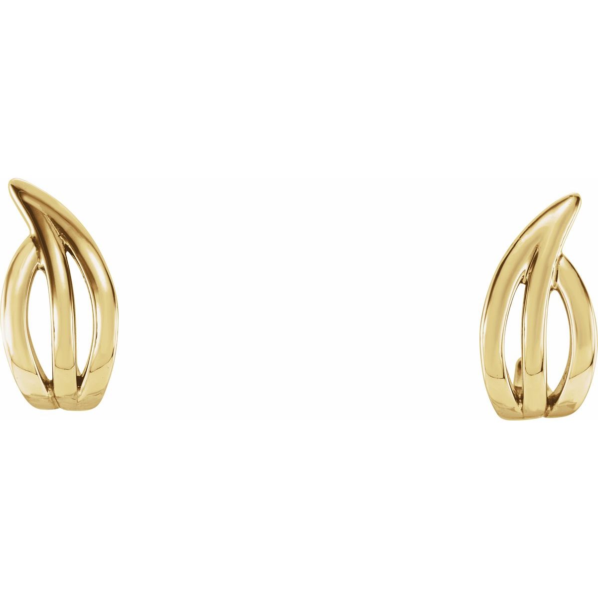 Freeform J-Hoop Earrings