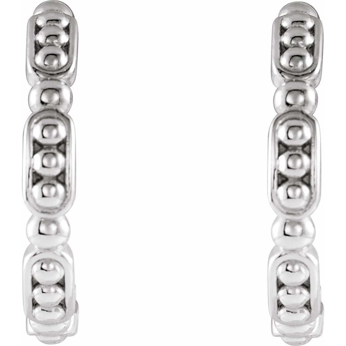 Beaded Hoop Earrings