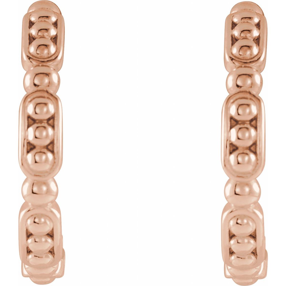 Beaded Hoop Earrings
