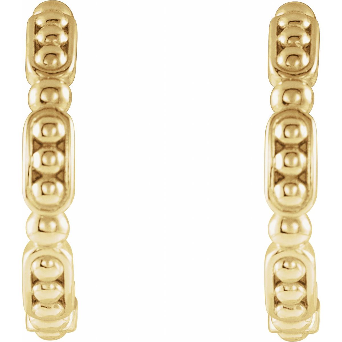 Beaded Hoop Earrings