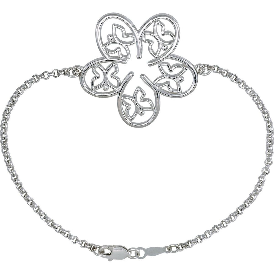 Flower & Butterfly Bracelet or Center - Series 85362
