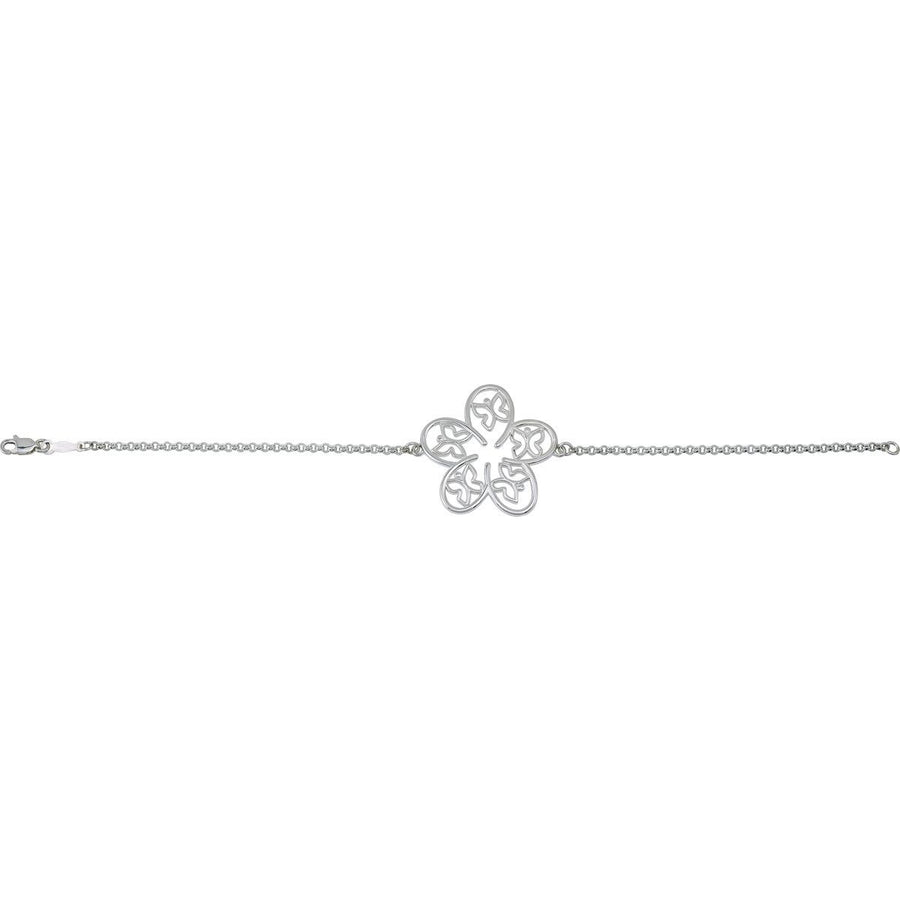 Flower & Butterfly Bracelet or Center - gallery - Series 85362