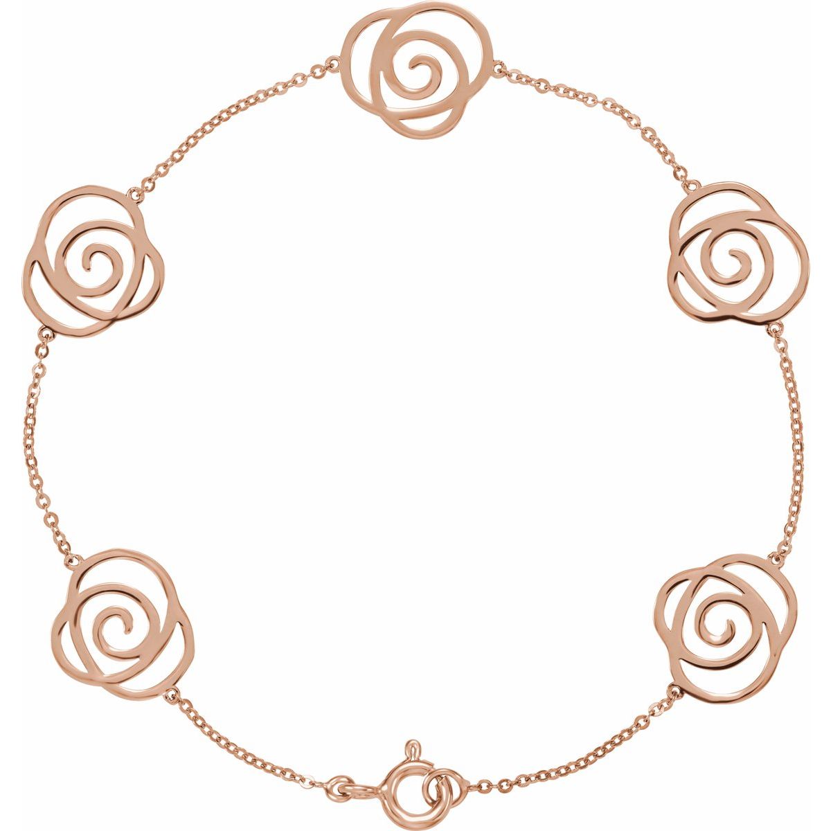 Floral Station Bracelet - Series 650102