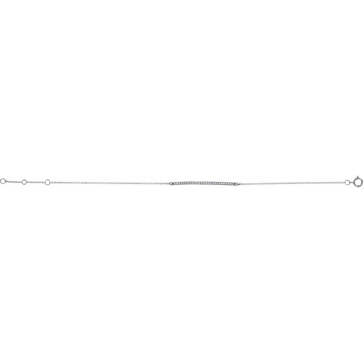 Accented Bar Bracelet - gallery - Series 651089