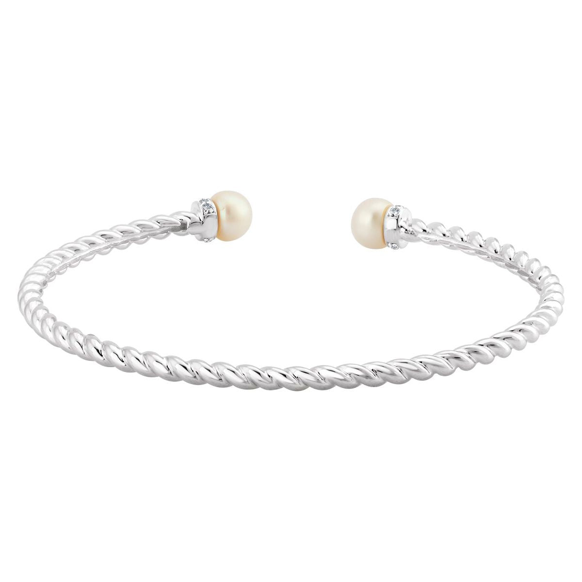 Accented Pearl Rope Cuff Bracelet - gallery - Series 652358