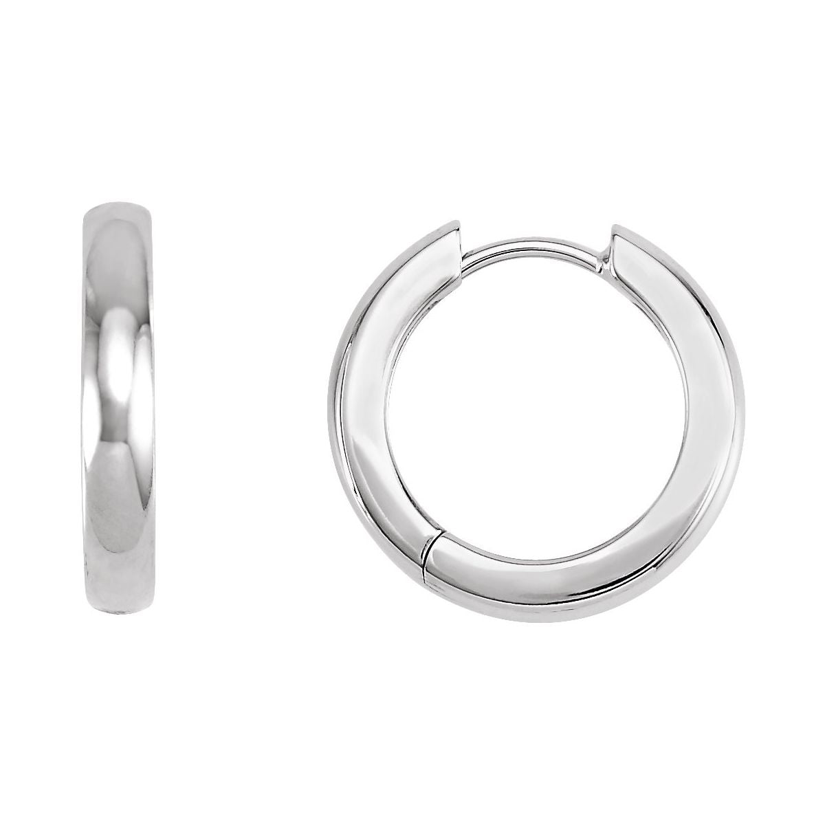 Hinged Hoop Earrings (16 Mm)