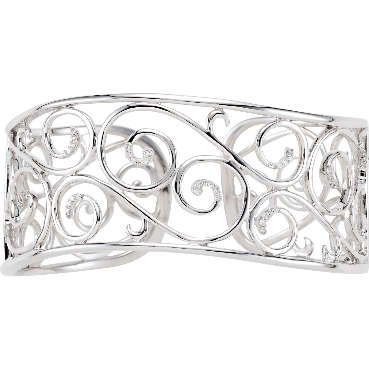 Filigree Scroll Cuff Bracelet - gallery - Series 68337