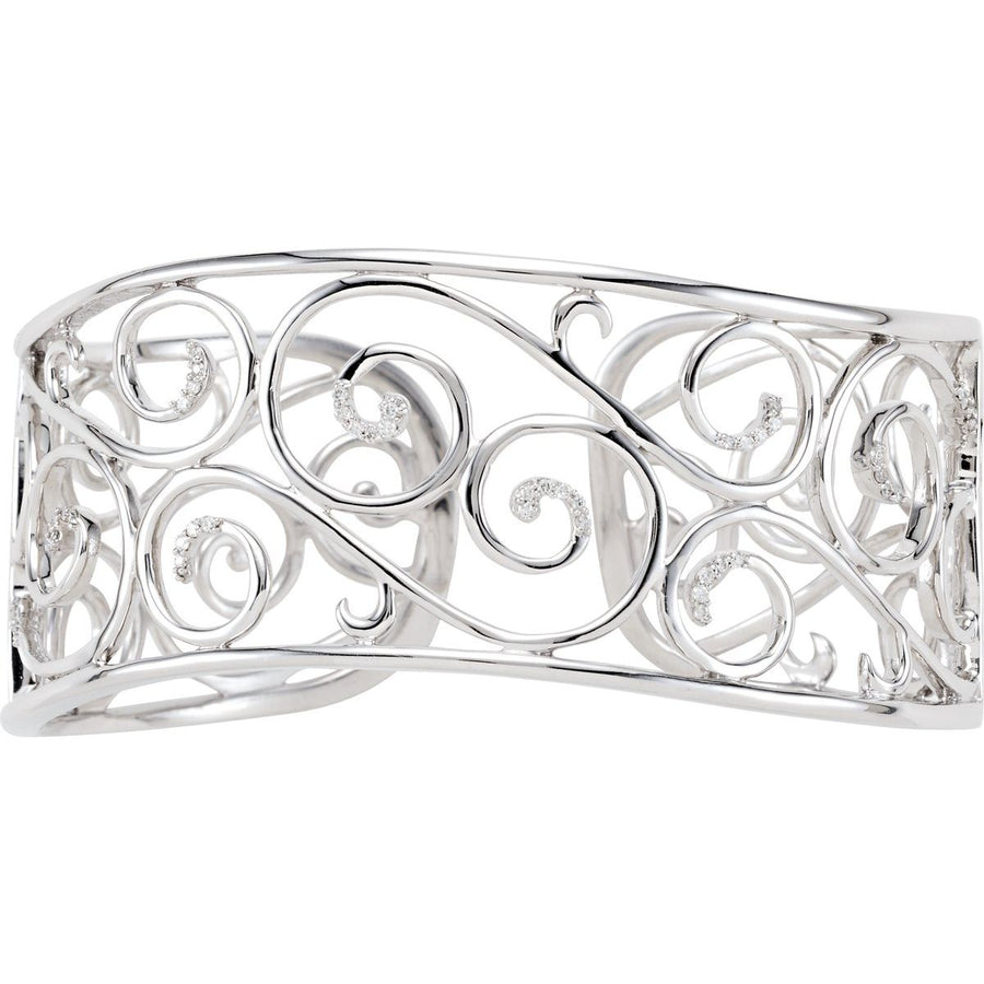 Filigree Scroll Cuff Bracelet - gallery - Series 68337